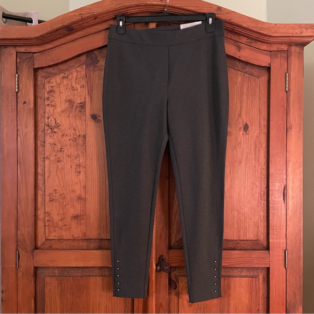 Chico’s pull on pointe rivet studded leggings - Picture 1 of 5